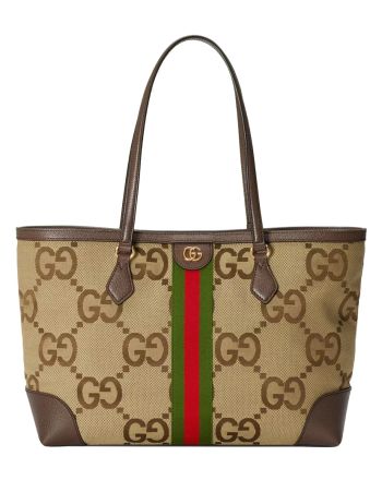 Gucci Ophidia jumbo GG Medium Tote 631685 Brown